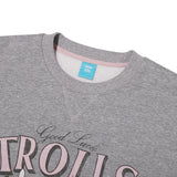 TROLLS VINTAGE 求ラフィックナッピングスウェットシャツ - MELANGE GRAY