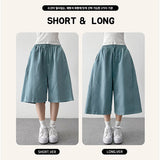 ロング, ショート 2レングス ✨ コットンサイドピンタックバンディングバミューダ (4 colors)