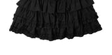 Leahn Frill Tiered Banding Mini Skirt