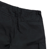 25SS HEM LINE STRING CARGO SHORT PANTS BLACK