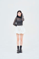balloon skirt mini