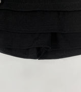 Trony button low-waist skirt (black)