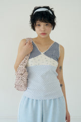 POPPY TWEED PANTS (BLUE)