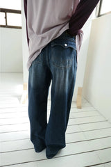 regular straight denim