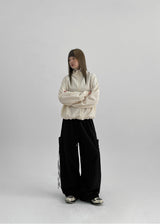 【MADE】ルレナイロンリボンバンディングパンツ