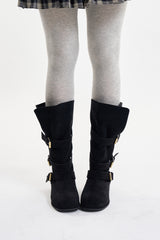 Flexi triple strap buckle boots