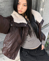 Yvonne Stripe Slim-Fit Long Sleeve Tee