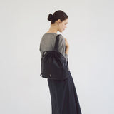Sele Drawstring Backpack Medium Black