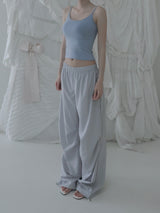 Slow Pintuck Nylon Pants