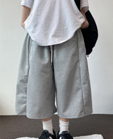 HIGH QUALITY🤎 SNAP BALLOON BERMUDA 🤍🤎🩶🖤5COLOR