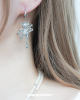 [IZNA Mai Pick!](Silver Post) Magical Bear Earring