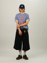 SE Cation Deep Pin-tuck Bermuda Pants