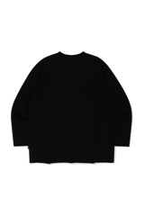 キュビズムフォントロングスリーブTシャツ
