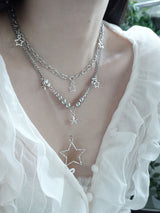 [3set] y2k star layerd necklace | 별 스타 레이어드 세트 목걸이