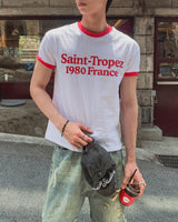 サバードリンガープリントショートスリーブTシャツ