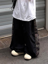 waki camo wide pants