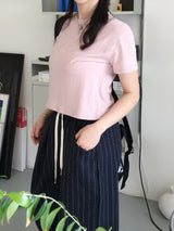 デイリークロップ半袖Tシャツ (10c)
