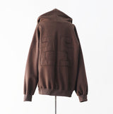 Unisex Diction Embroidered Sheepskin Overhood