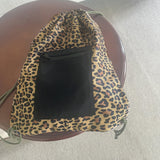 Vintzn Leopard Pocket String Backpack