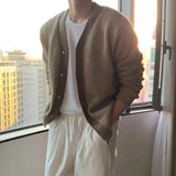 LMN Garment Two-Tone Snap Cardigan (3 colors)