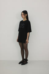 " US " オーバーサイズTシャツ ( ブラック ) UNISEX