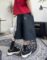 Rocky Spider Bermuda Denim Pants