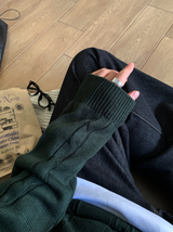 Ijab Overfit Cable Cara Knit