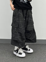 camo cargo cotton shorts