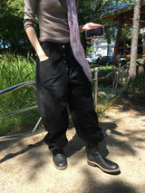 ダンフボタンワイドバルーンパンツ
