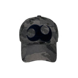 BASIC LOGO WASHED BALL CAP (CAMO CHARCOAL)