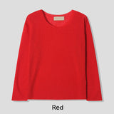 Lea Cut-Off Boat Neck Knit