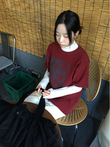 ファロスリムウールネックポーラTシャツ（4c）