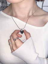 HEART TARGET RING (MATTE)