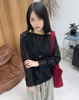 Tene Vintage Shoulder Button T-shirt
