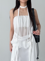 シフォンバンディングスカート (3color)