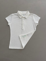 ダンシングオーキッド スタンダード スリムフィット PK Tシャツ (ivory) 2サイズ