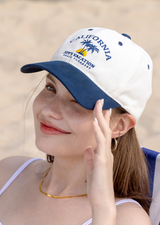TWO TONE BALL CAP - MARINE NAVY