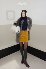 Toggle tteokbokki half-fur coat