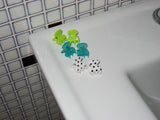 [2 set] Combi mini hair pin (Lime) 