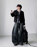 Bezel Balloon Wide Denim