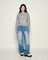 25FW WOMAN ベーシックロゴニット グレー