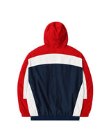 MFレトロ フーデッド トラックジャケット (Red/Ivory/Navy)