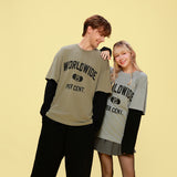 25P ワールドワイドロゴレイヤード長袖Tシャツ 25B41322KH