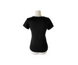 Rahi 05 Here Printing Henley Neck Button Short Sleeve T-shirt