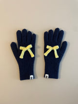 CUSTOM INITIAL KNIT RIBBON GLOVES