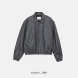 LMN クリエイティブラインレザージャケット (2 カラー)