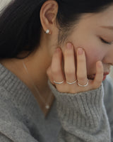 Breeze earring (silver)