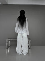 under nylon shirring pants (2color)