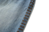 Stella Embroidered Bermuda Pants (Light Blue)