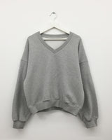 ライラックピーチⅤネックスウェットシャツ (5 Colors)